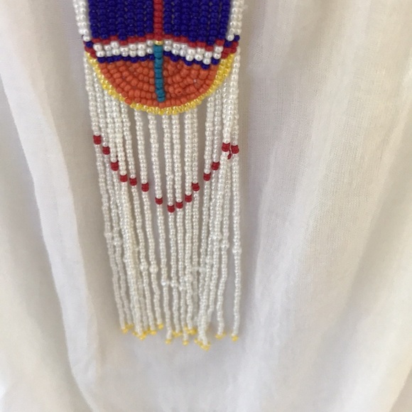 NWT! JOHNNY WAS was OS beaded aster tunic - Picture 3 of 10